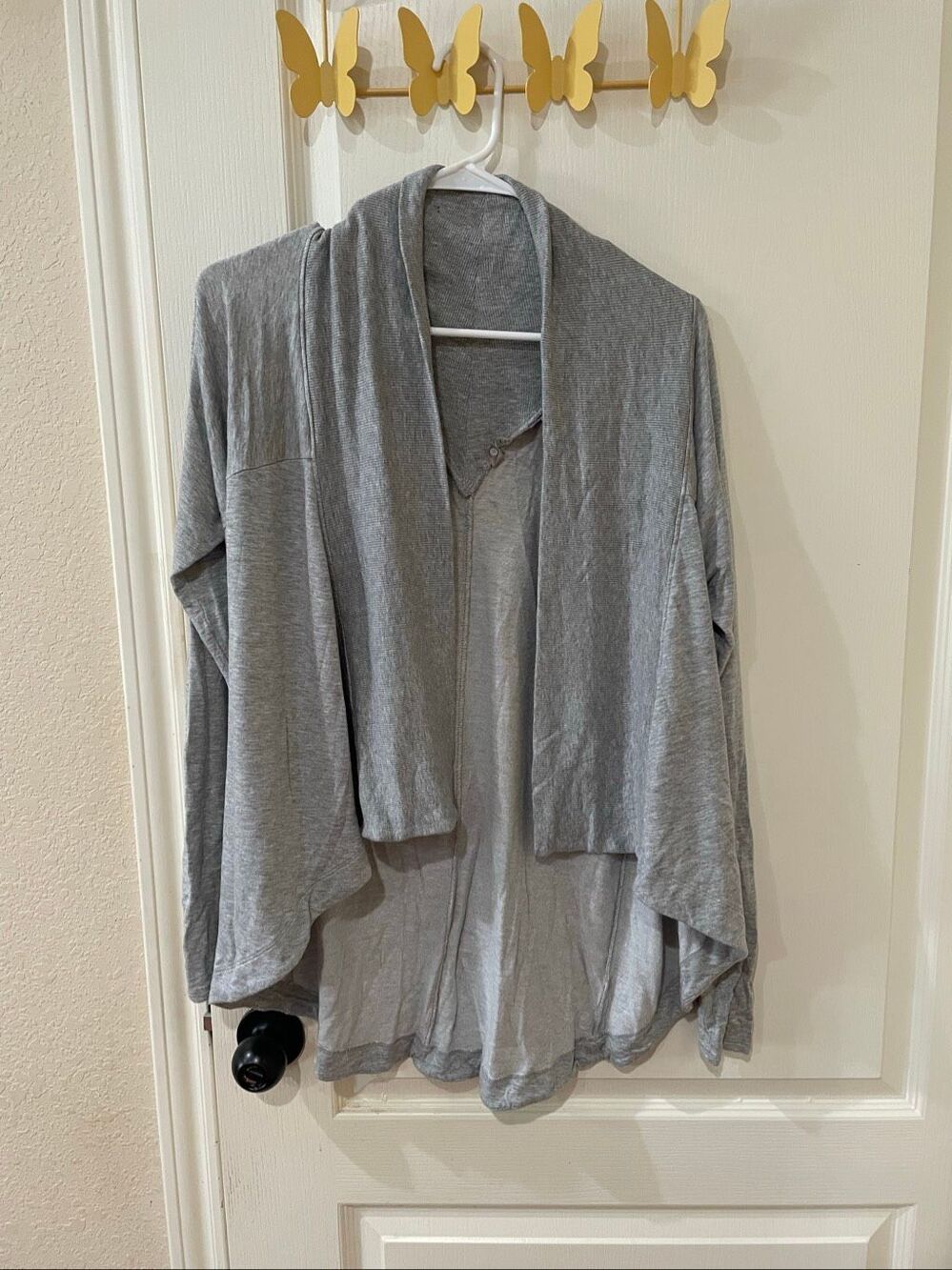 Athelta open front cardigan small